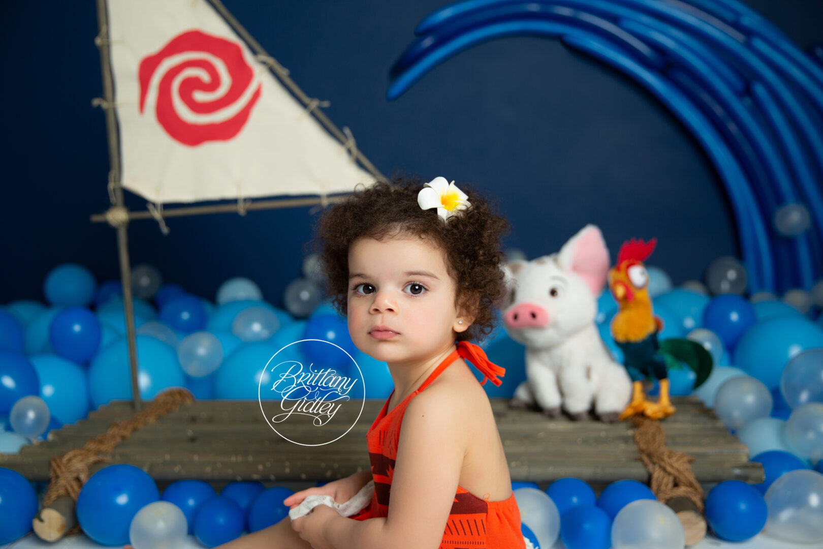 Moana Birthday Photo Shoot Cleveland Ohio Brittany Gidley Photography