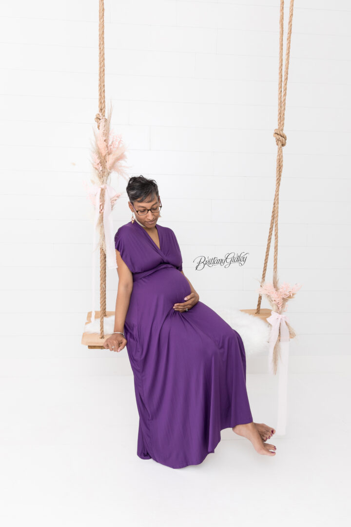 Downtown Cleveland Maternity Photography Studio