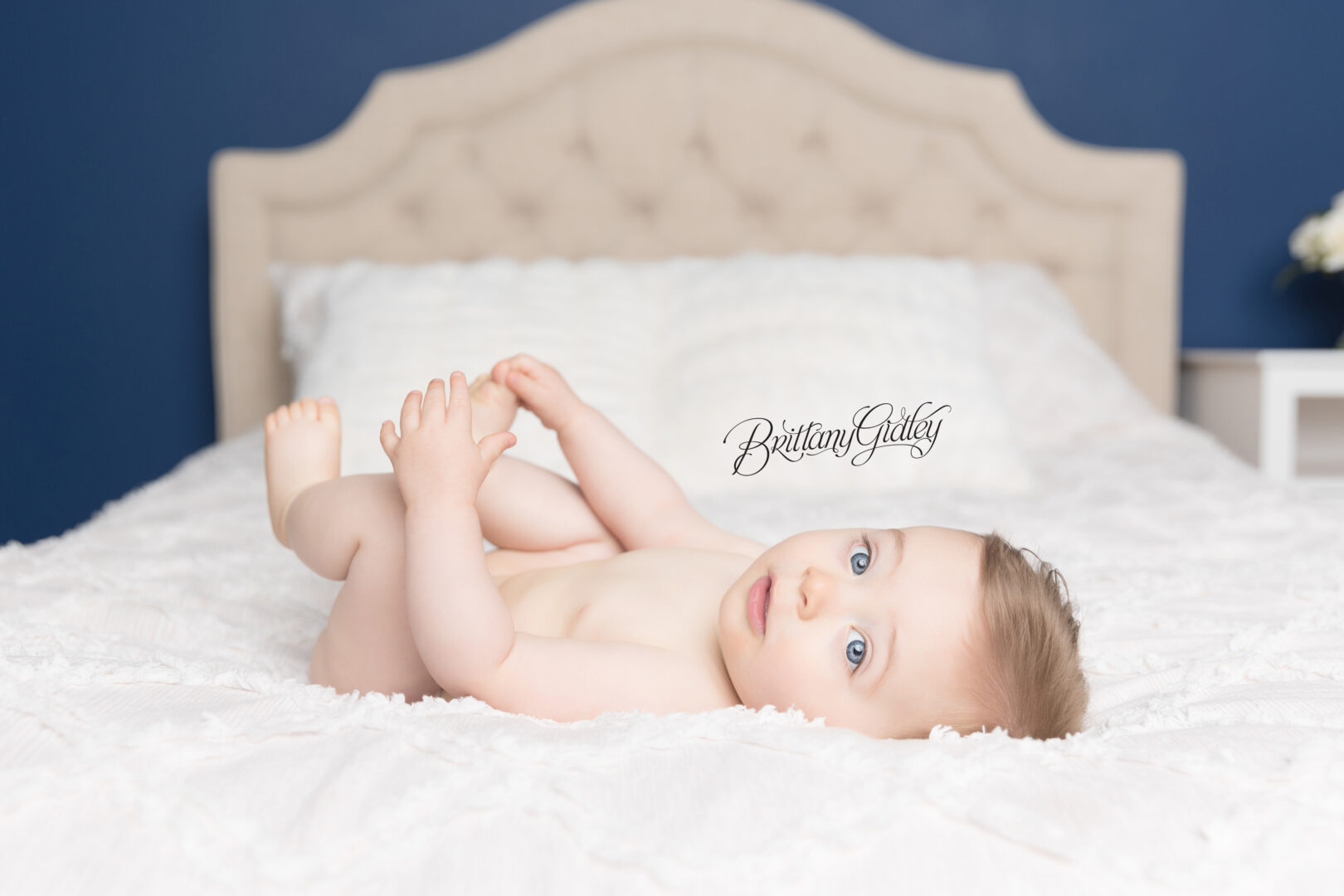 Baby Posing by Brittany Gidley