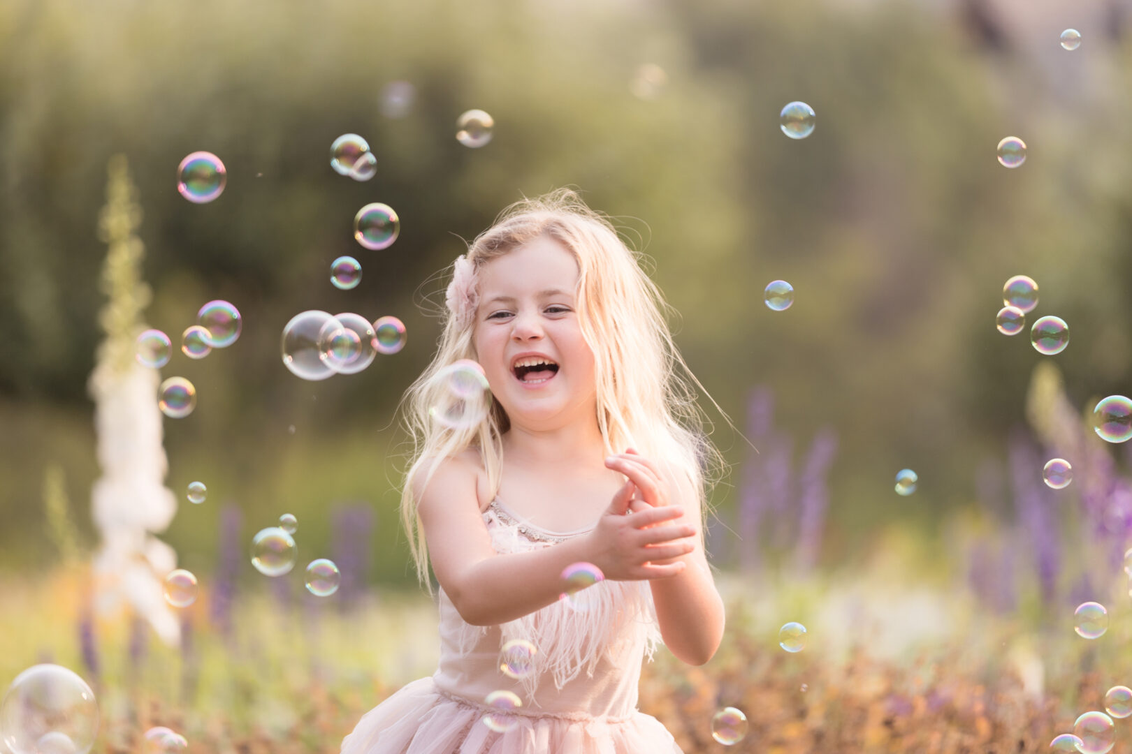 Bubbles & Blooms Photo Shoot
