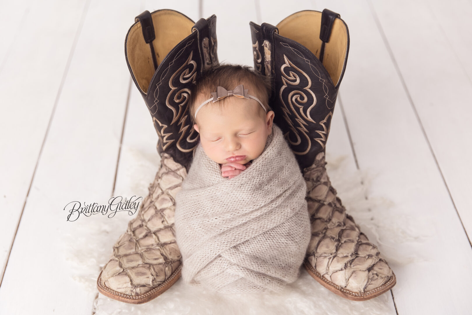 Boots Newborn Picture