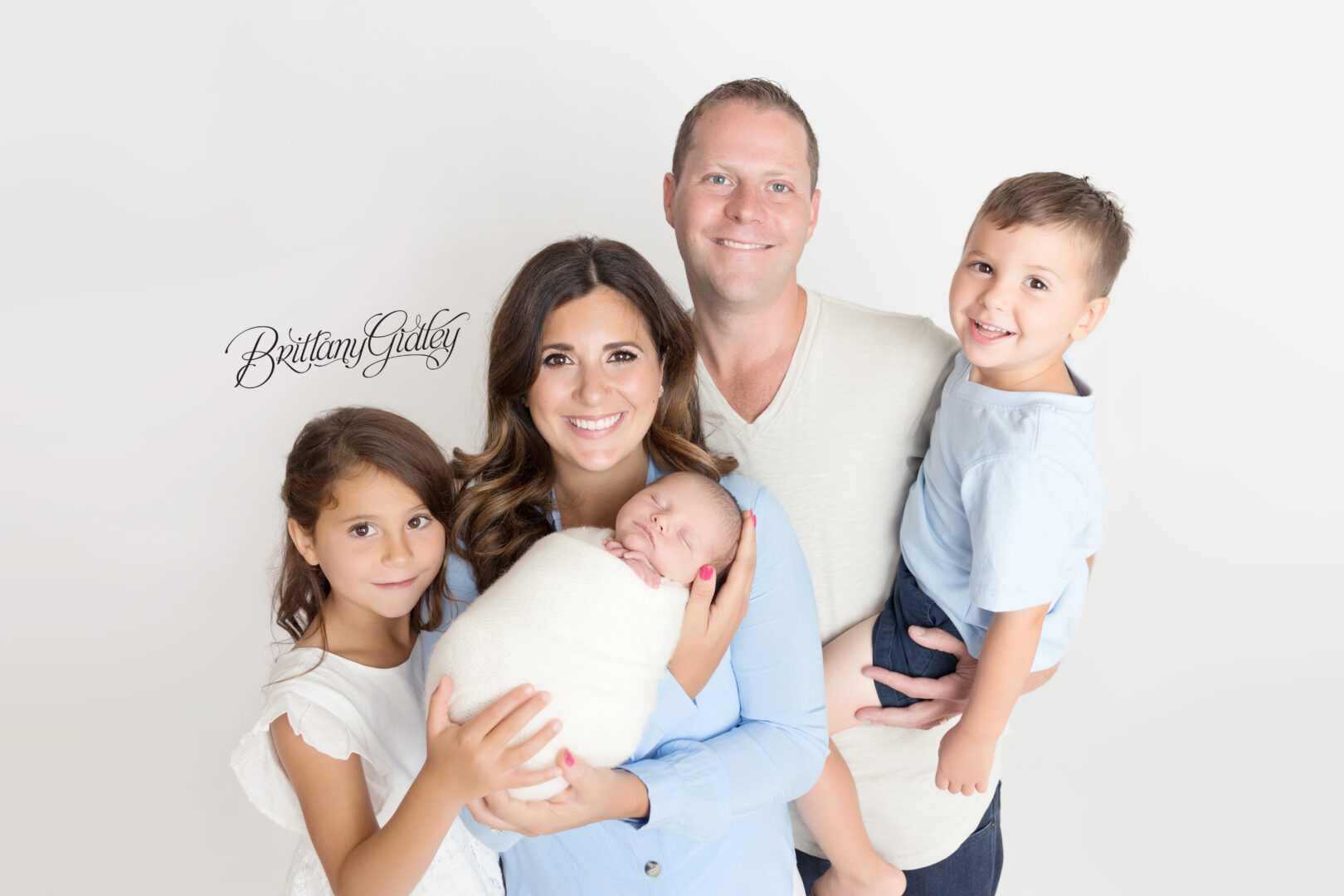 Family With Newborn Baby