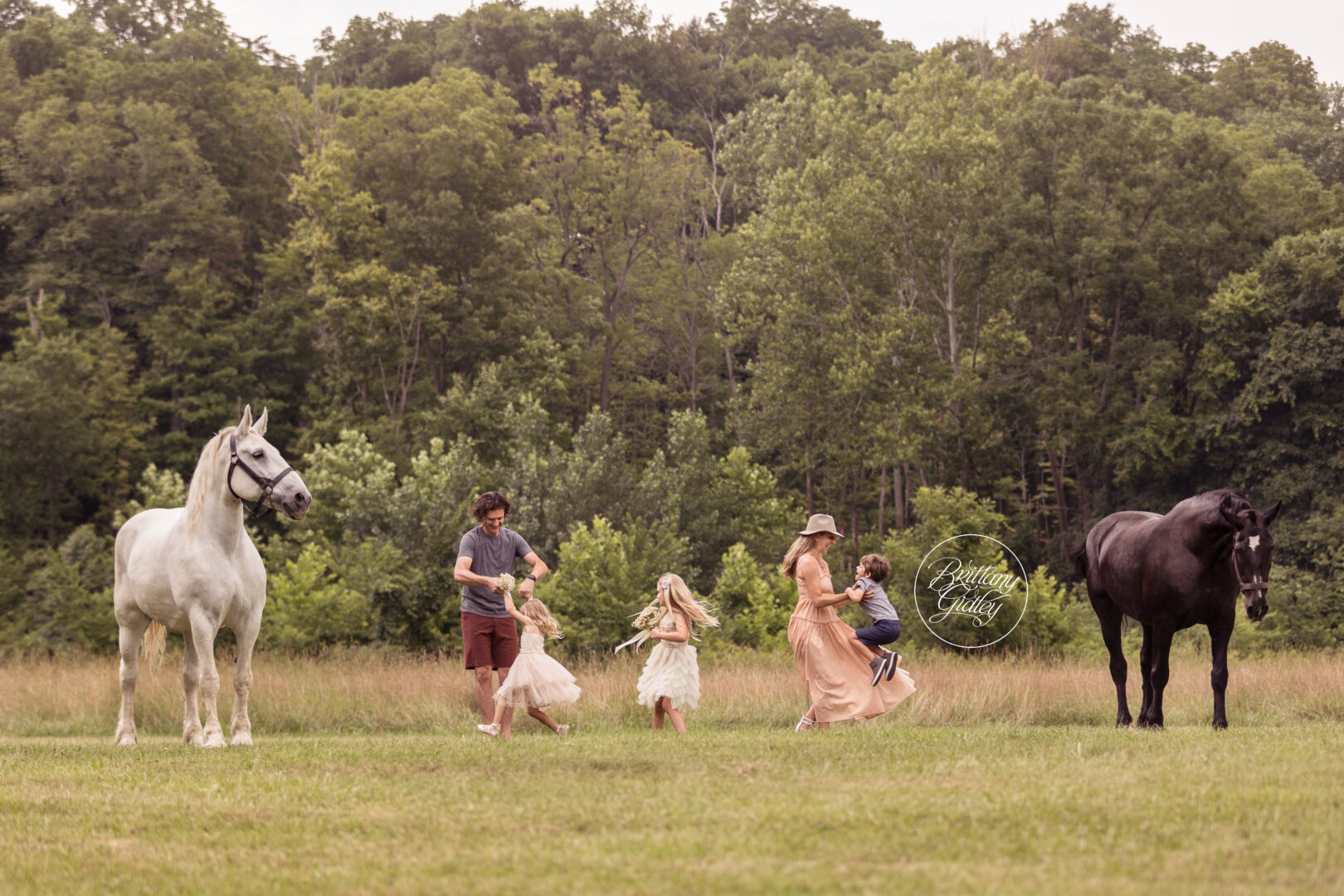 Family and Horses Photo Shoot