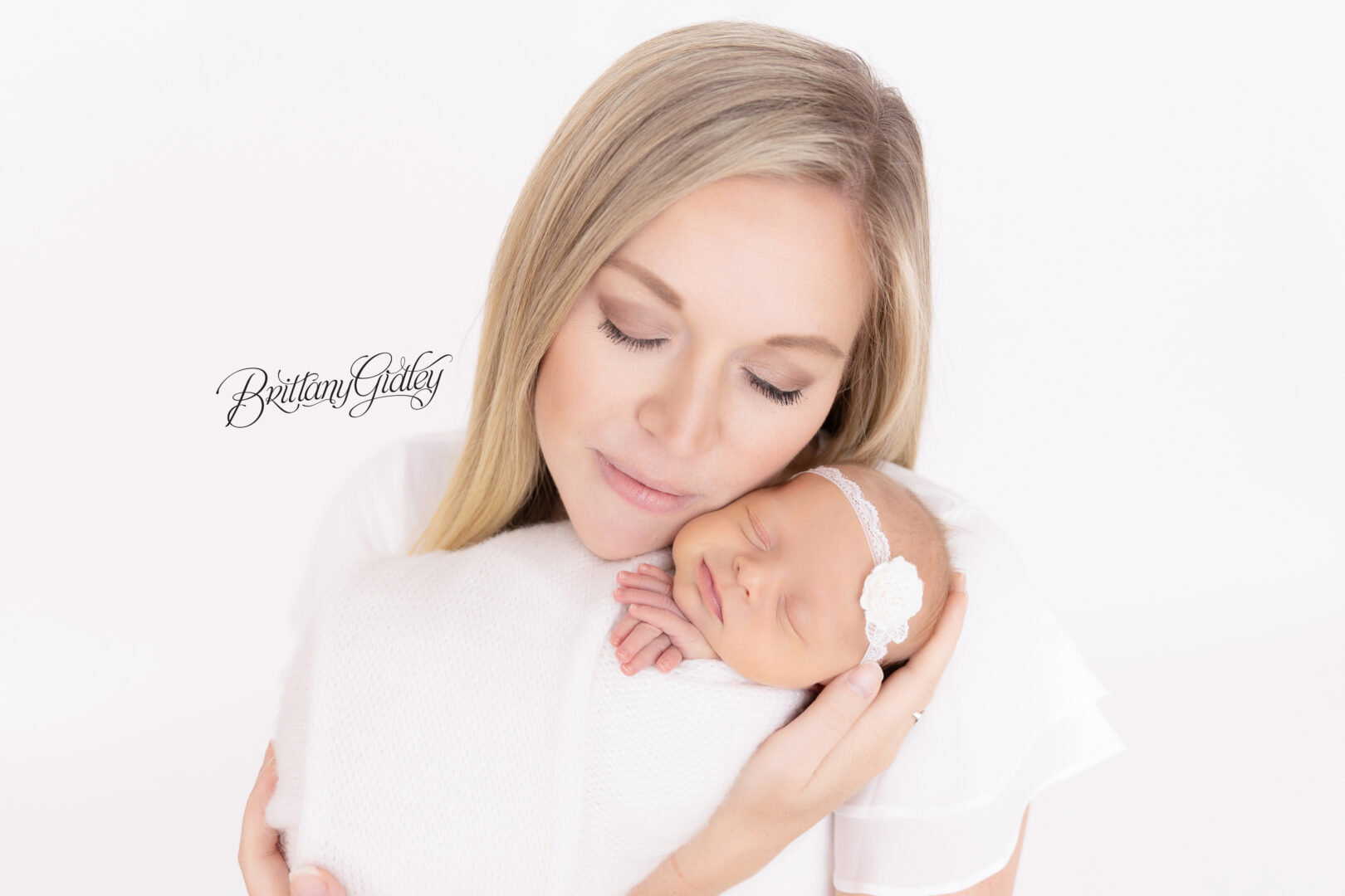 Mother and Newborn Photo Shoot