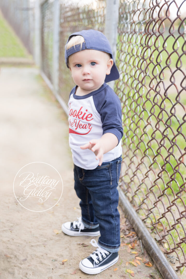 Baseball Cake Smash Photo Shoot