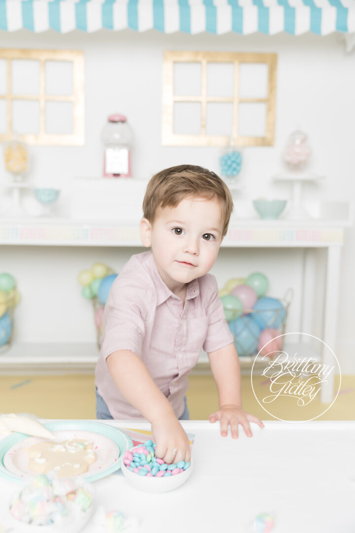 Candy Shop Holiday Photo Shoot