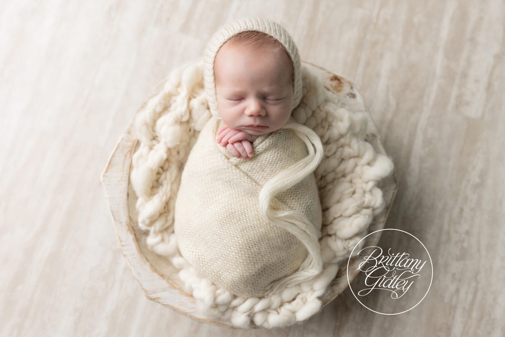 Neutral Color Themed Newborn Session