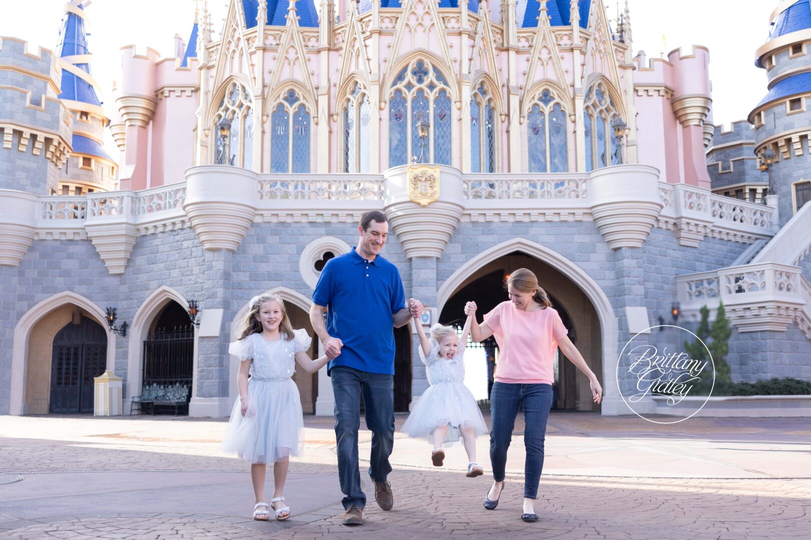 Cinderella Castle Family Photo Shoot