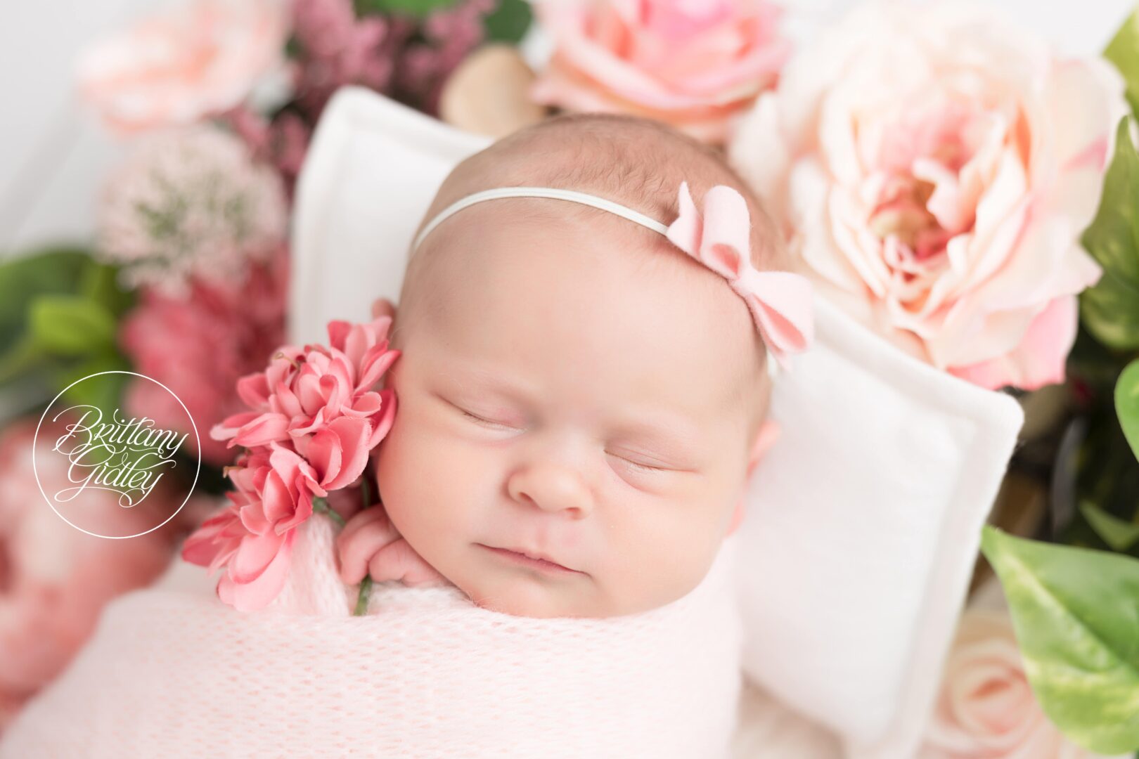 Floral Newborn Photo Shoot
