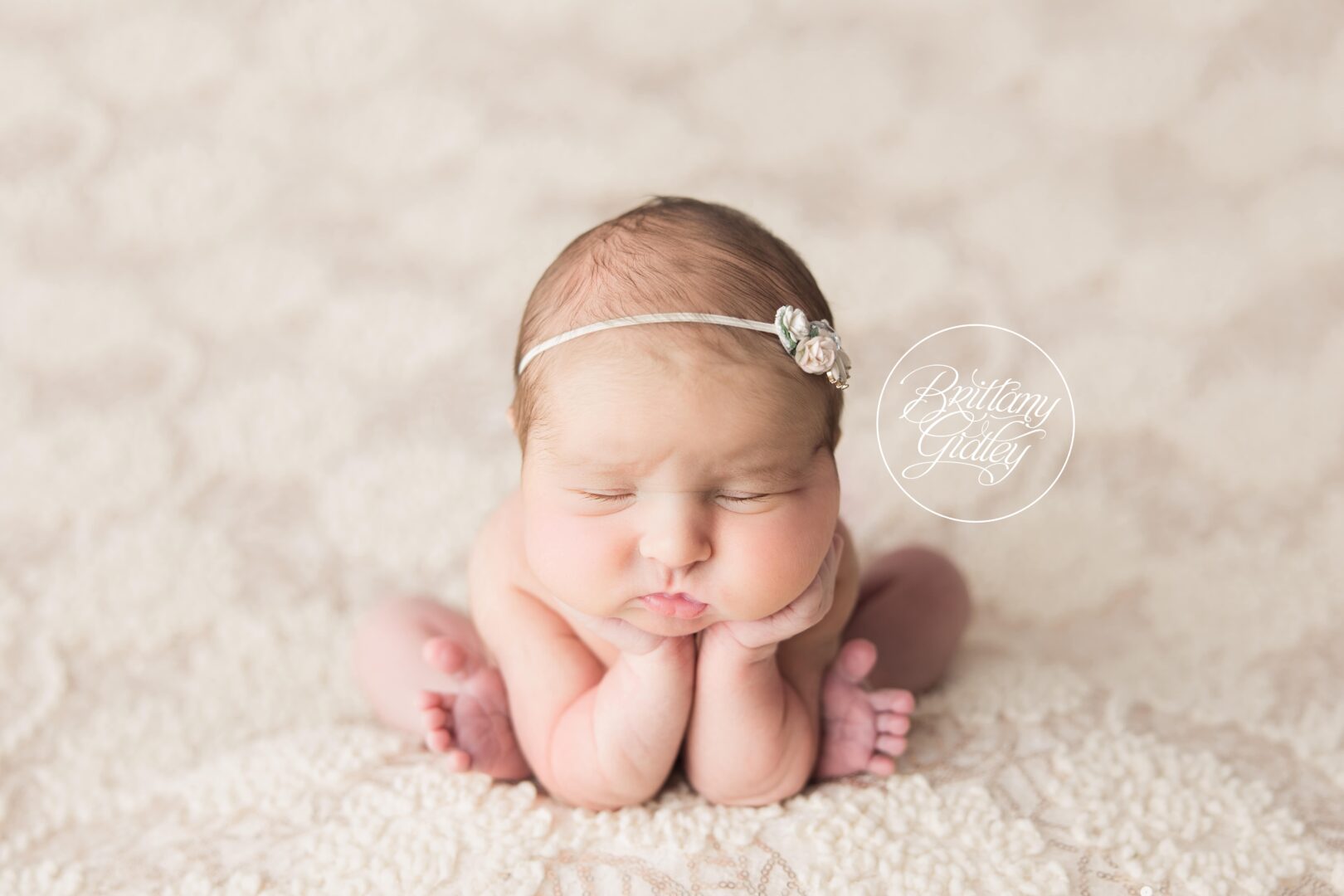 Baby Girl Newborn Photography Studio