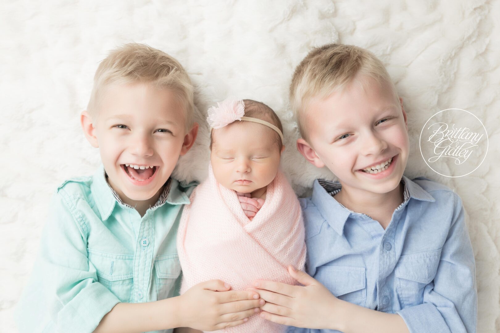 Big Brothers with Little Sister Photo Shoot