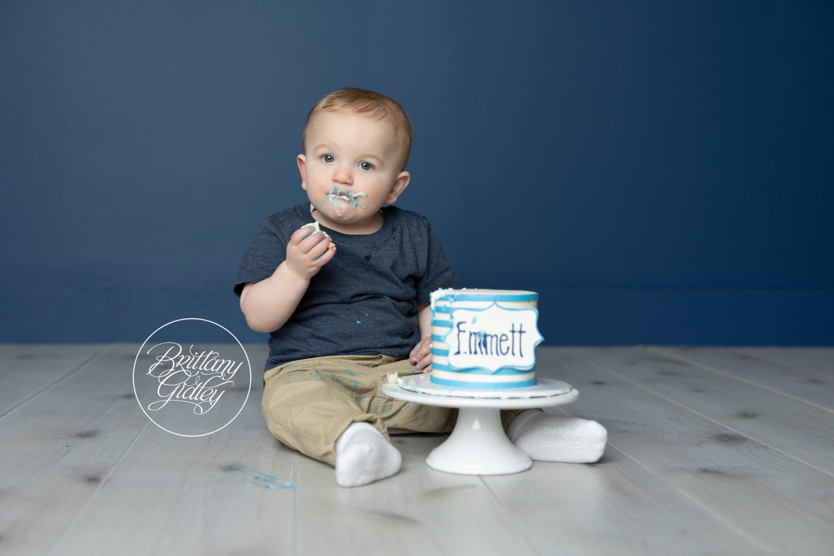 Cake Smash Photographer | Cleveland Baby Boy Photographer