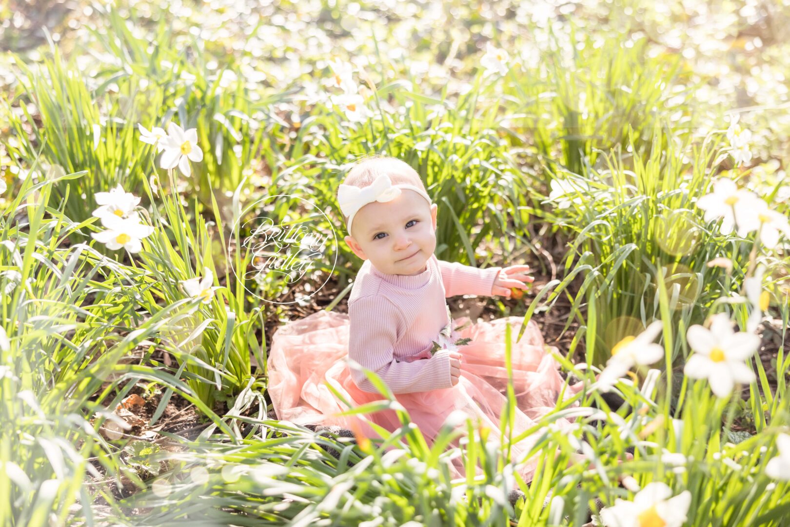 Baby in Flowers