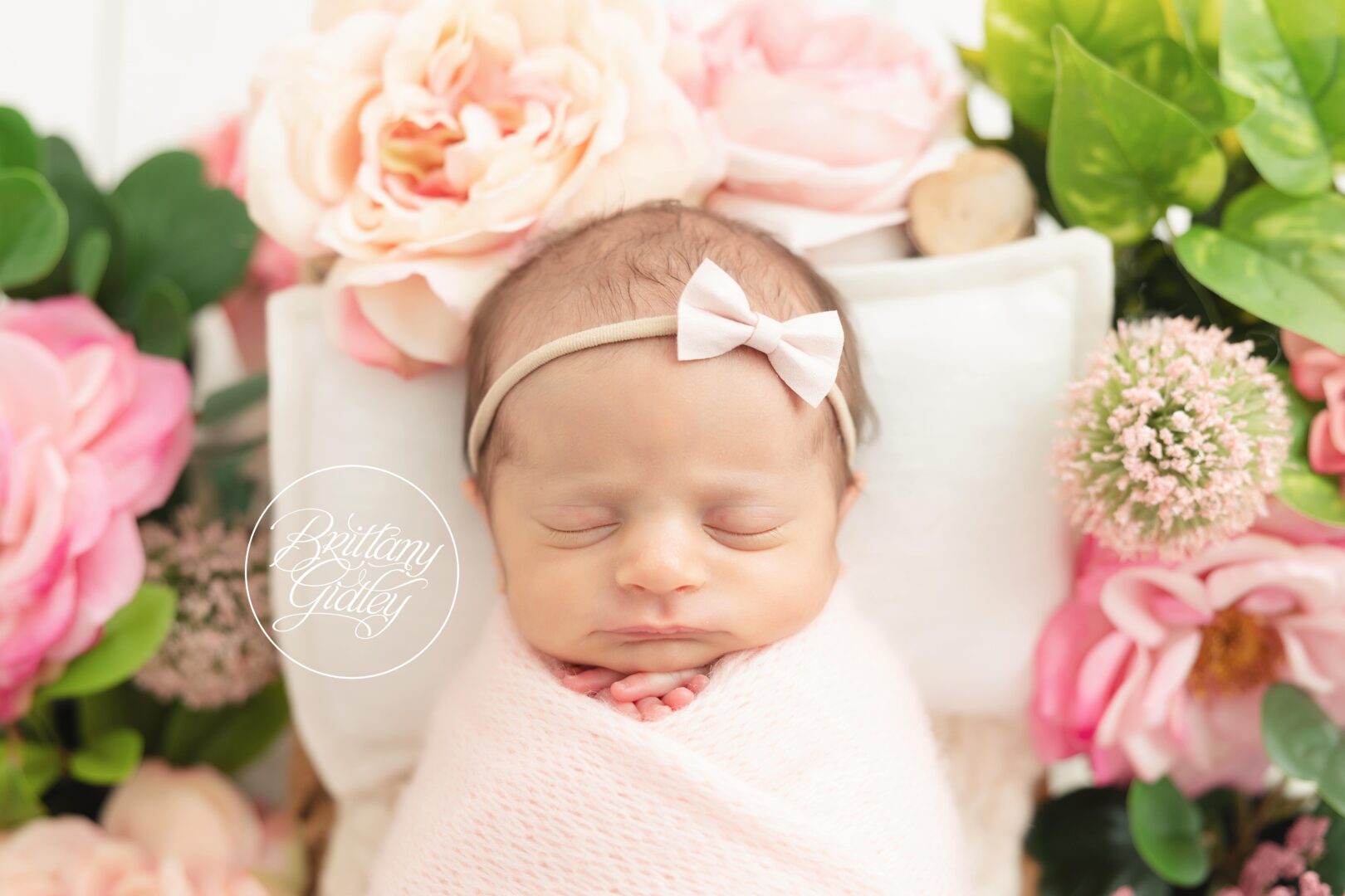 Floral Newborn Baby Photos