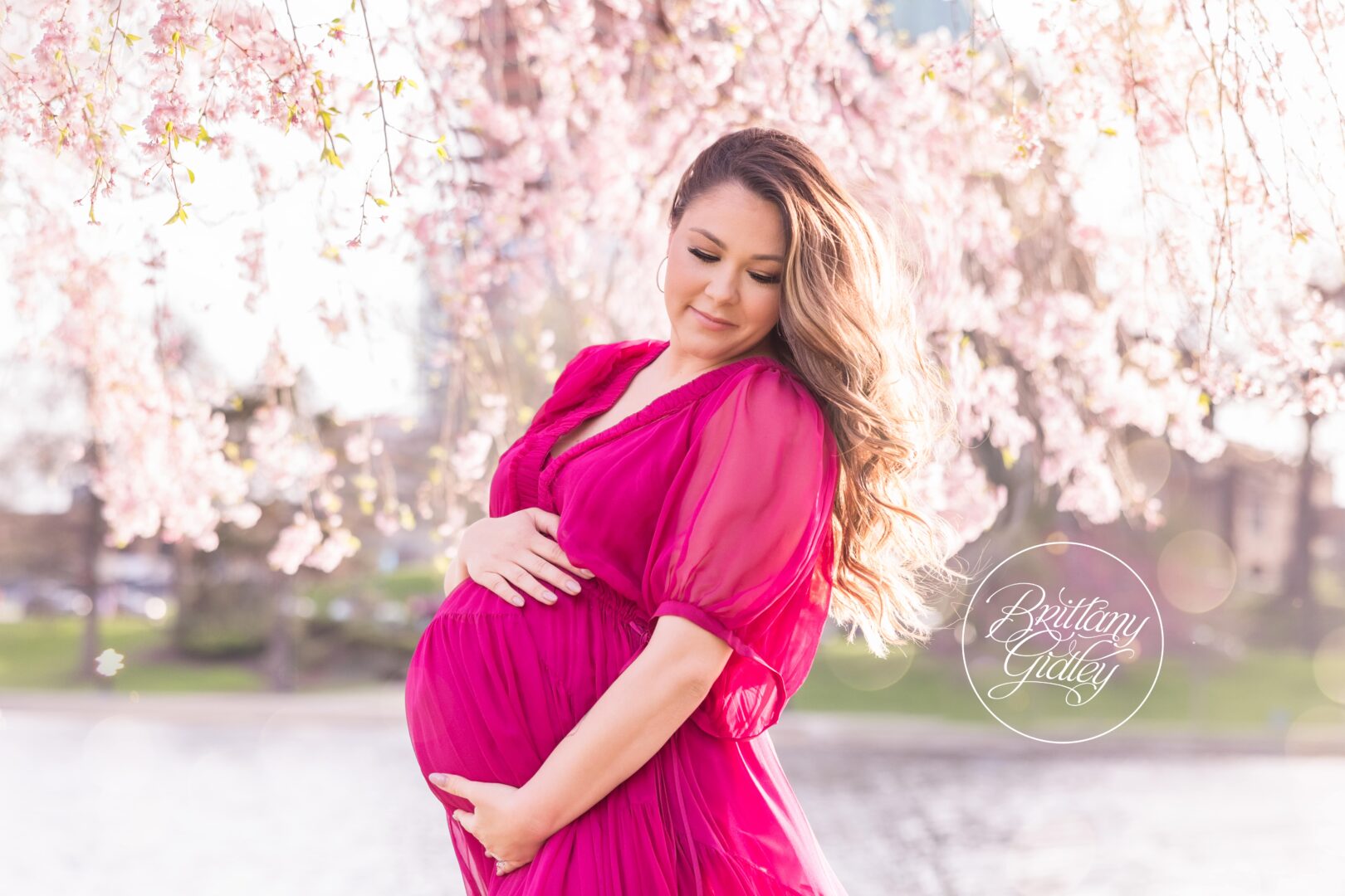 Maternity Photo Shoot | Cherry Blossom Maternity