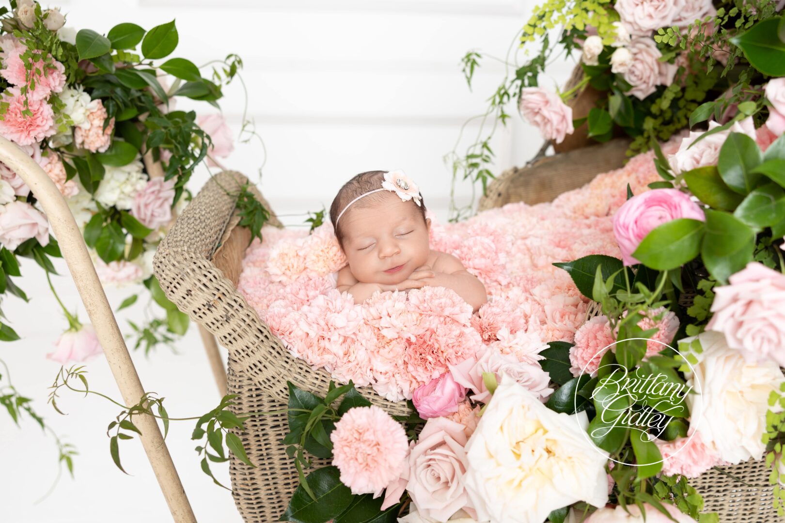 Baby Girl in Florals Photography