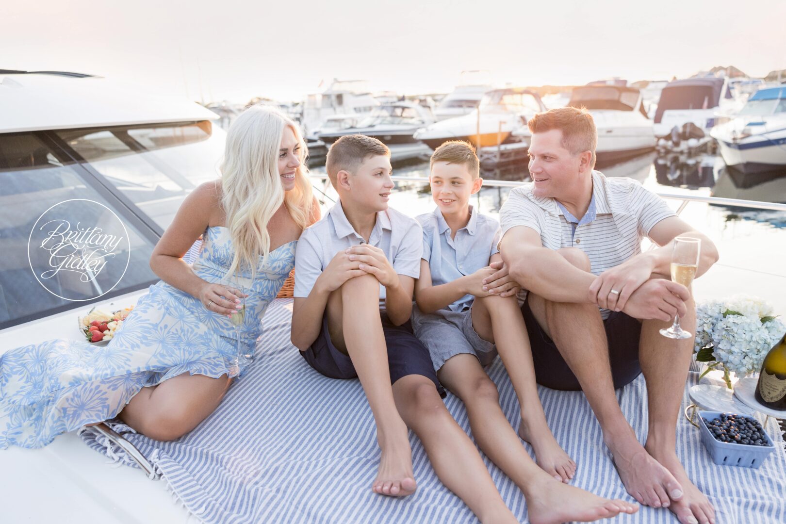 Boating Photo Shoot Family