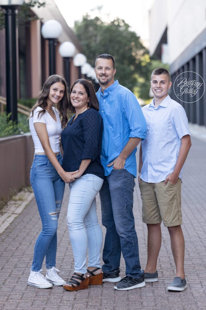 Downtown Cleveland Family Photo Shoot