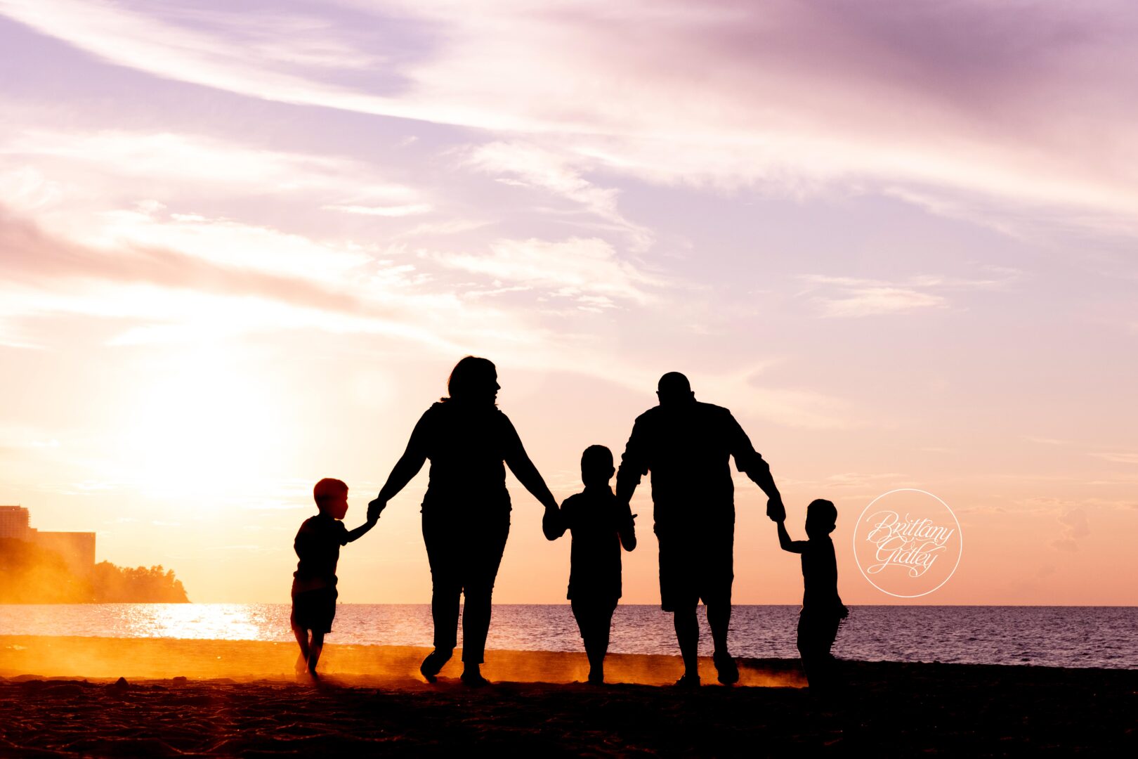 Family Photo Sunset | North Ridgeville Family Photography