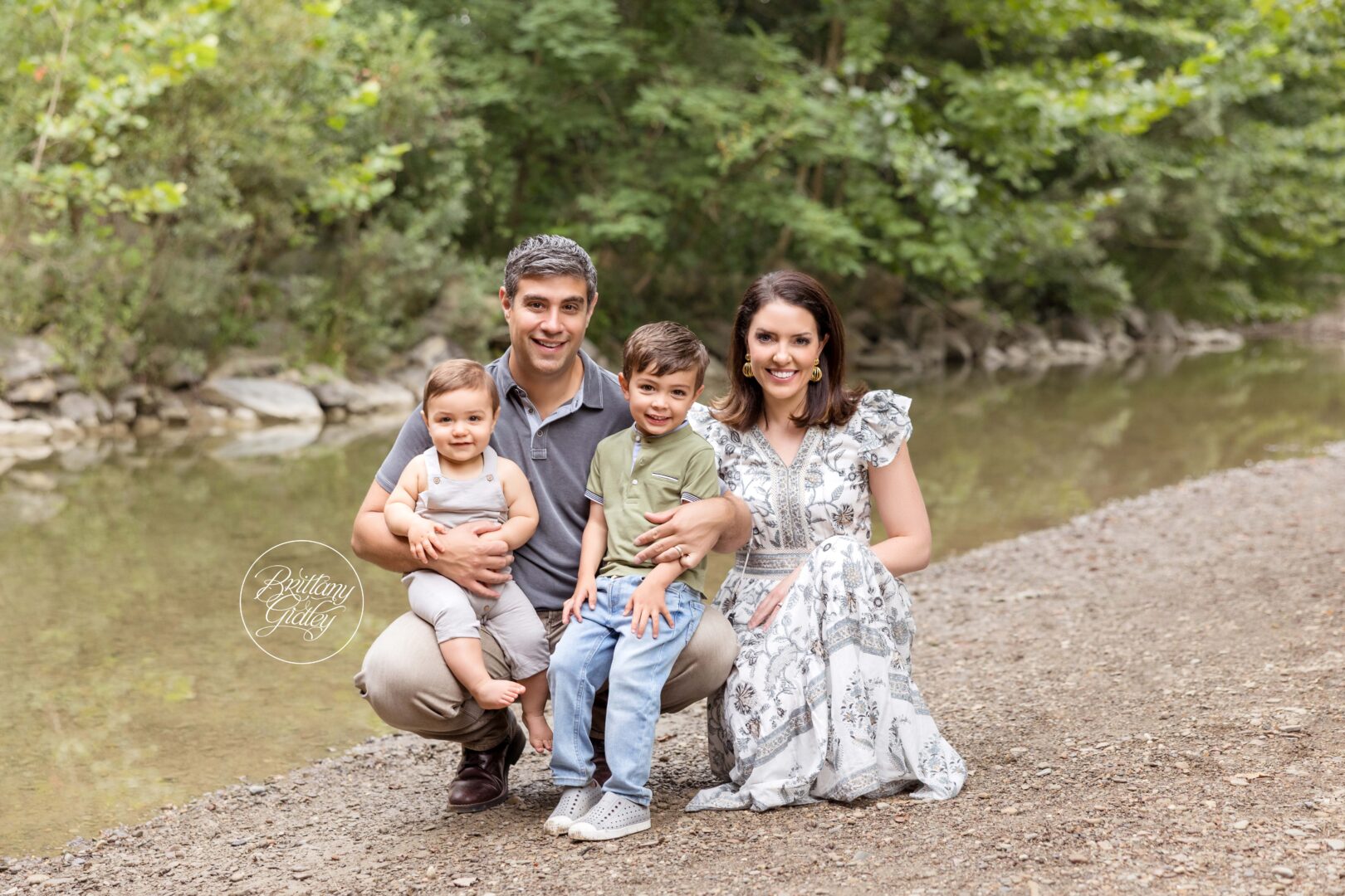 Family Photography Everett Road Covered Bridge