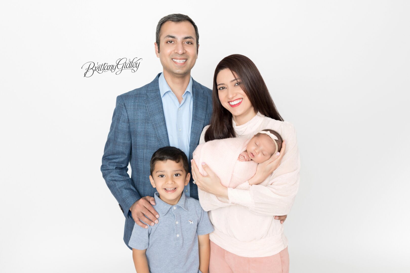 Newborn With Family