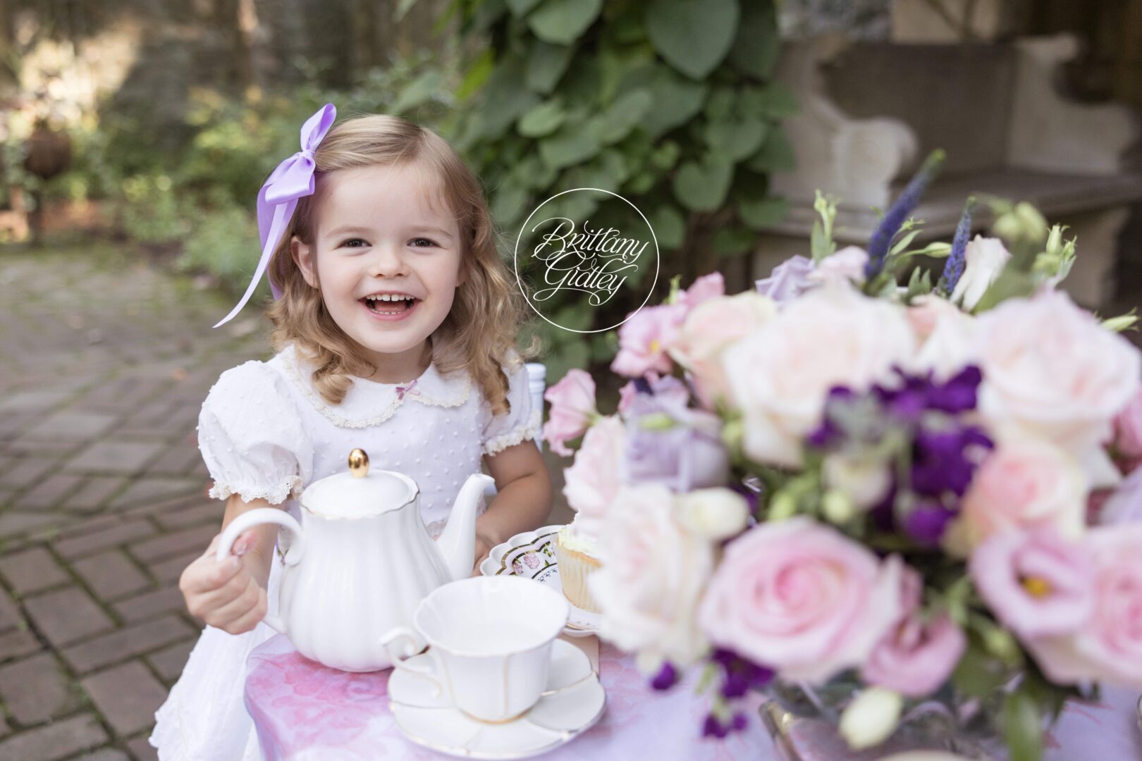 Garden Tea Party Photo Shoot Kids