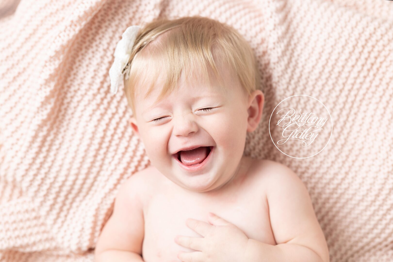 Laughing Baby | Warren Baby Photography