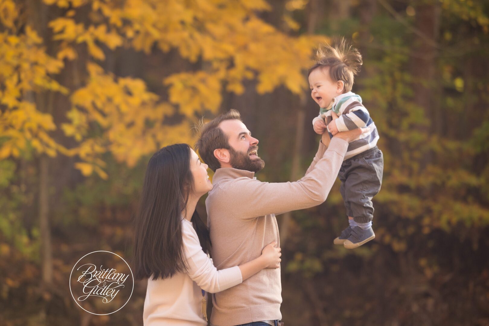 Baby Photographer Cleveland Metroparks | Chagrin Falls Fall Photography