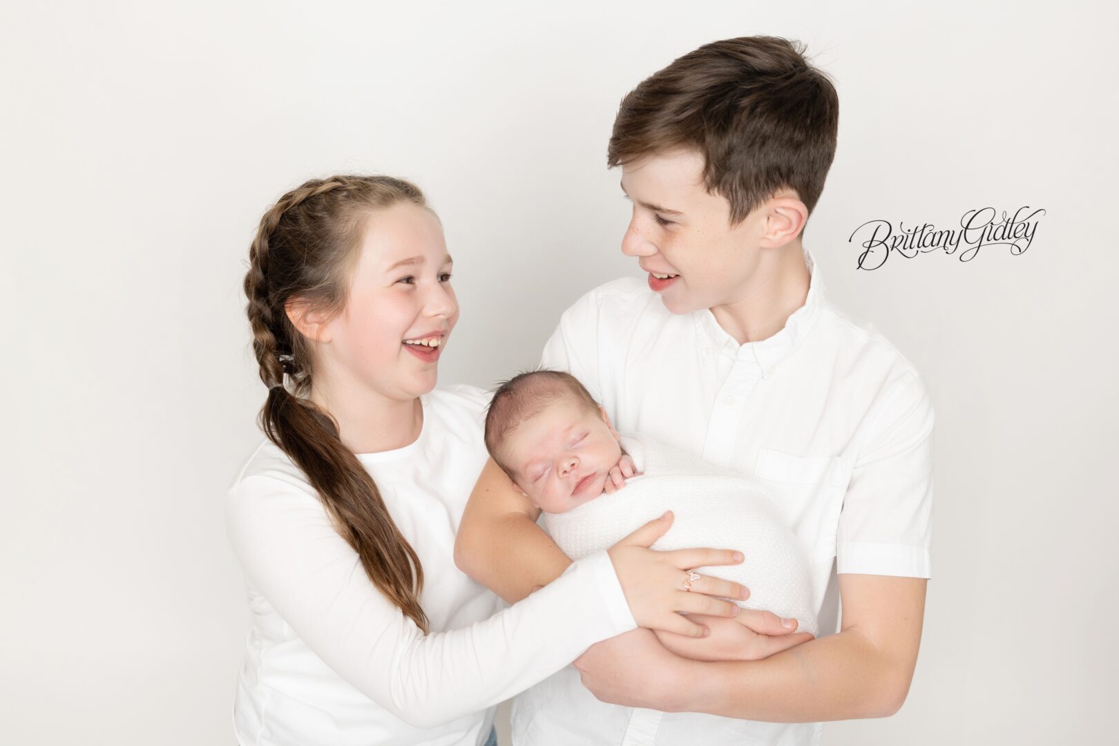 Newborn Baby With Family