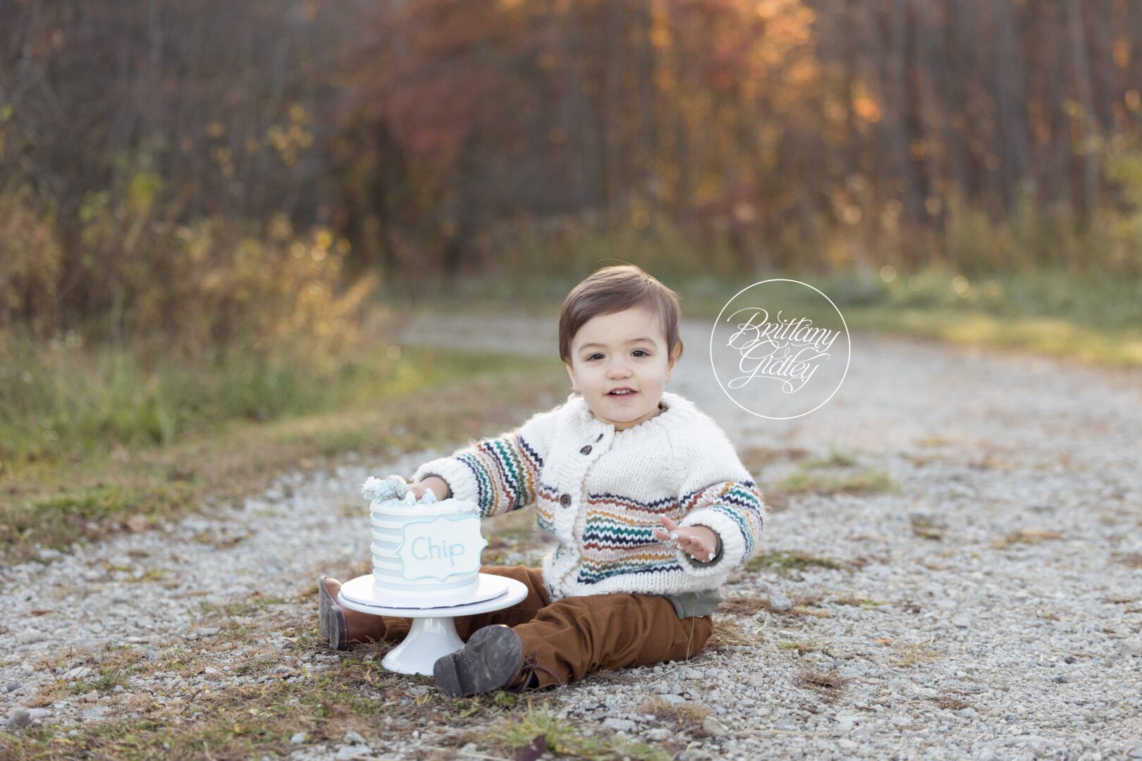 Akron Cake Smash Photography
