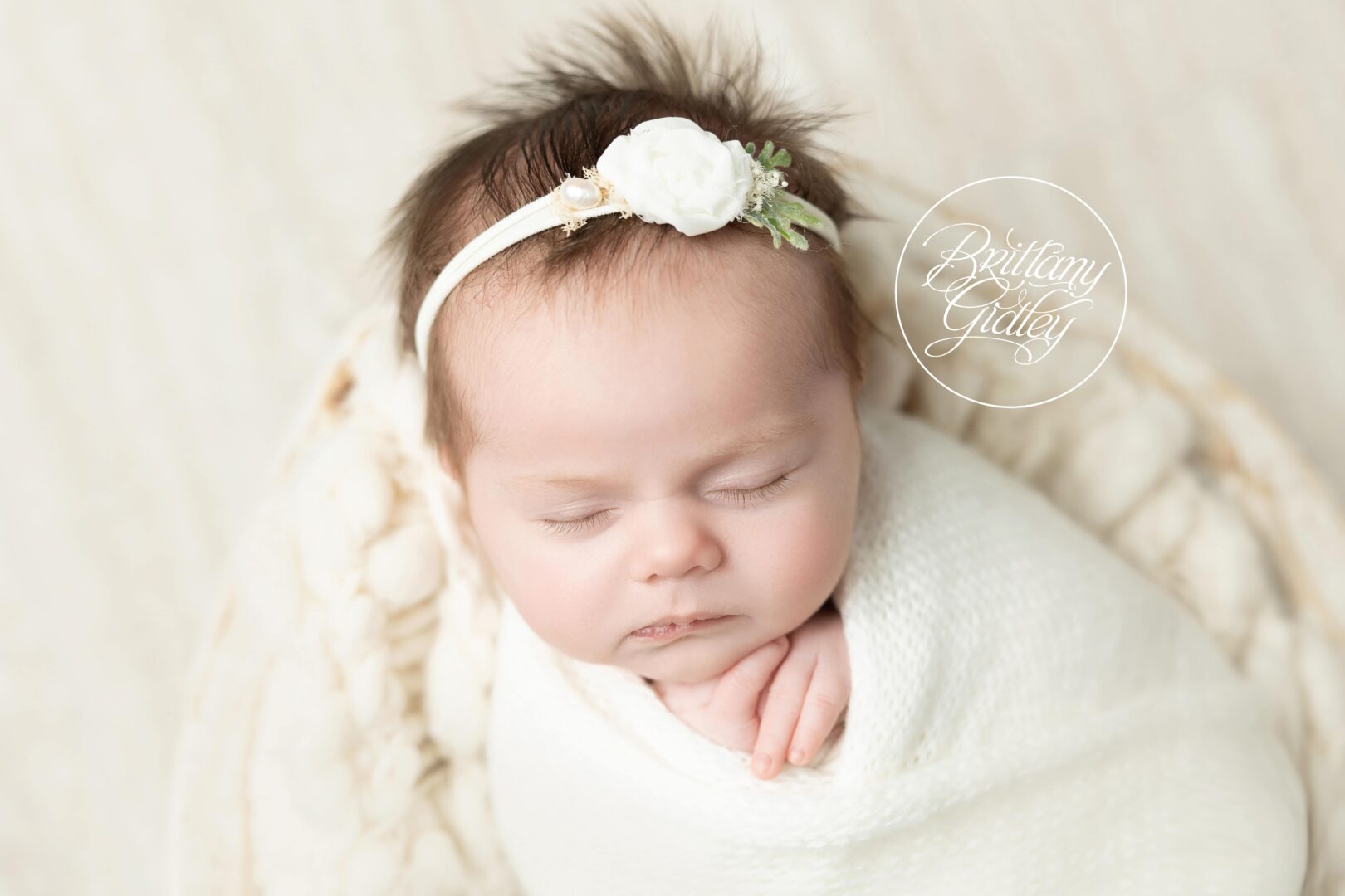 Newborn Girl With Family