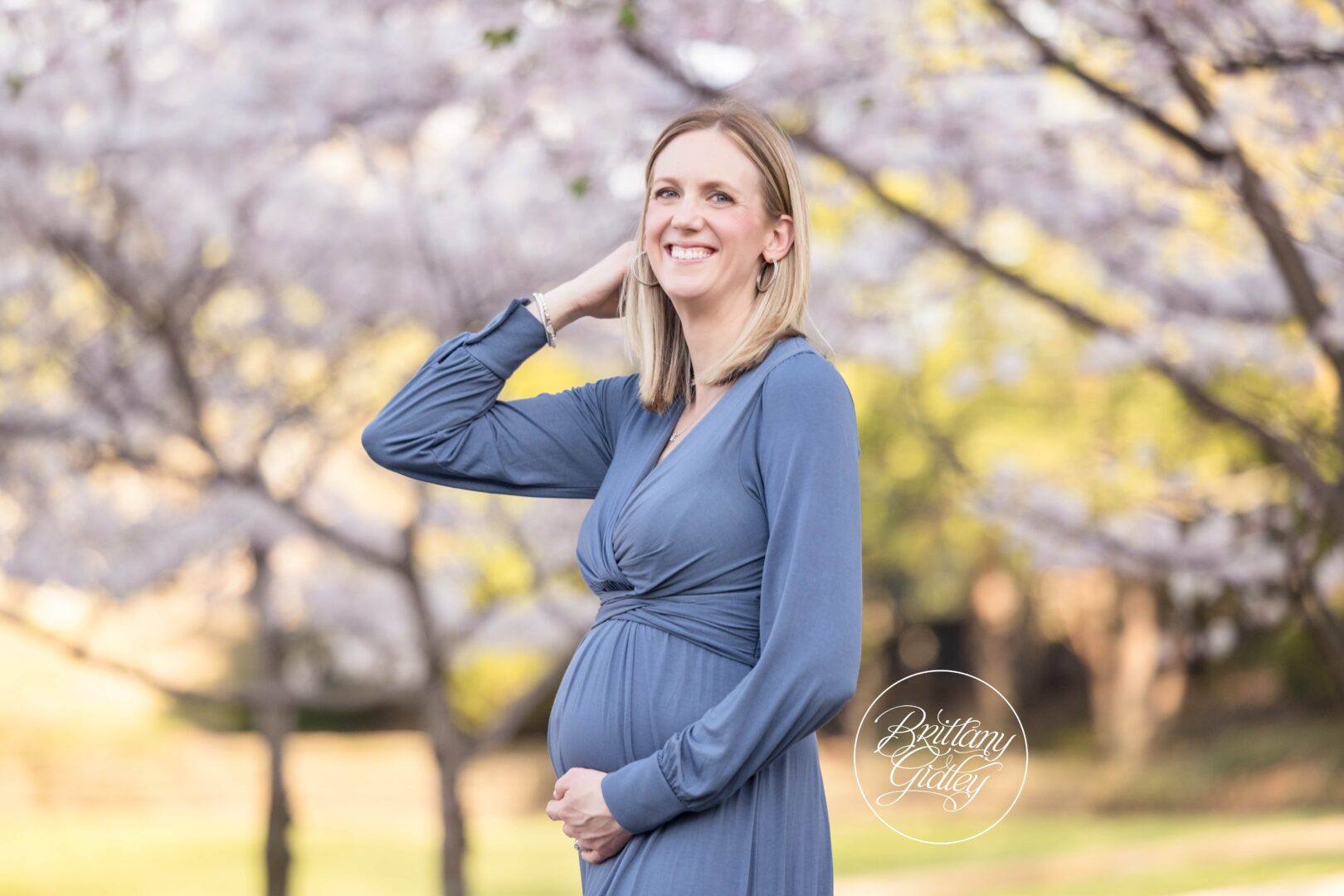 Cleveland Cherry Blossom Maternity Photography
