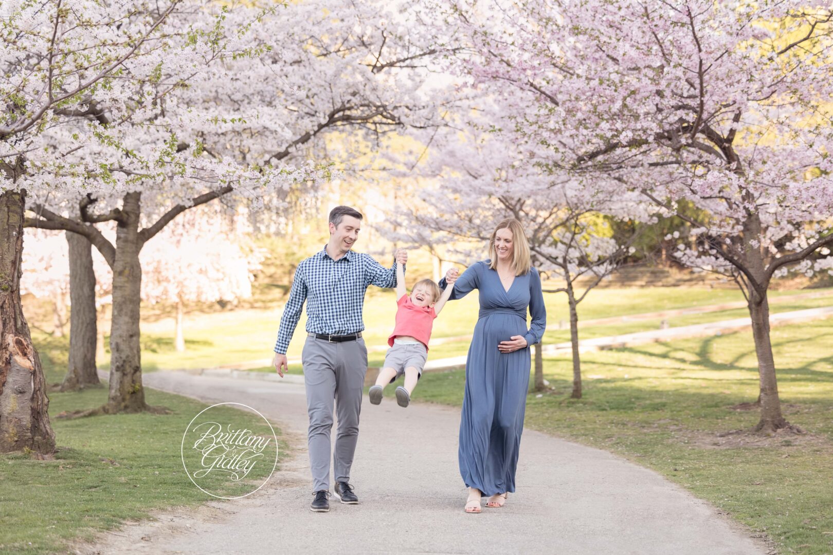 Family Maternity Photo Shoot | Cherry Blossom