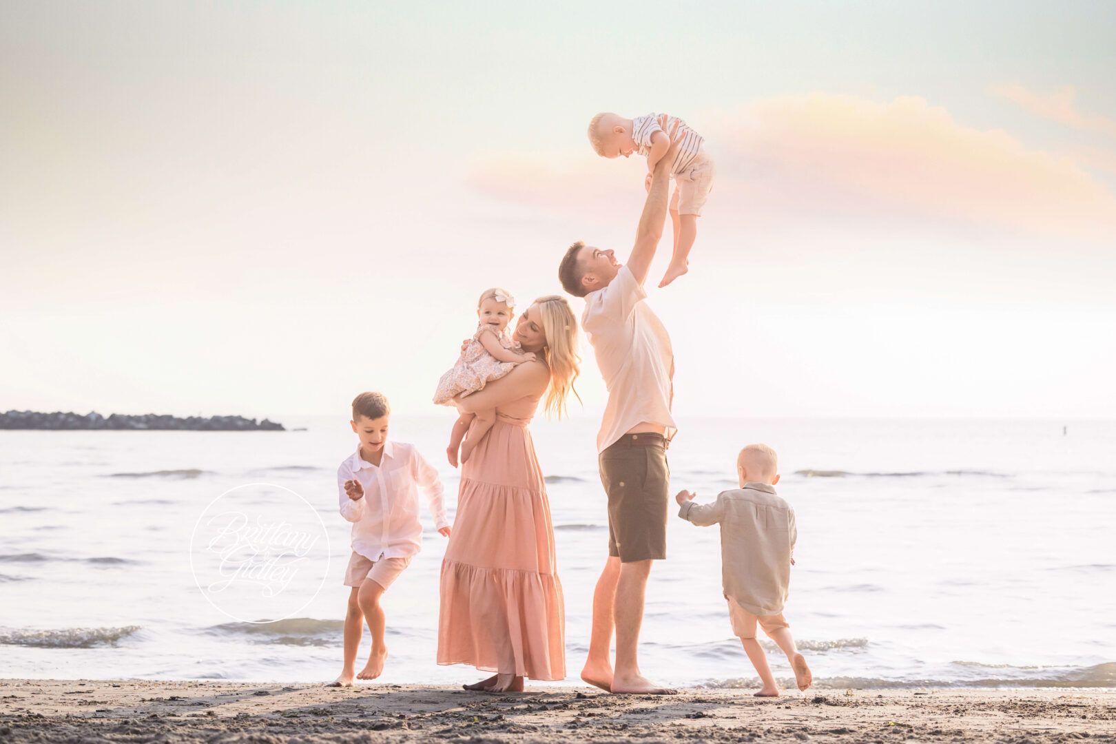 Family Photographer Beach Photo Shoot Marblehead Ohio