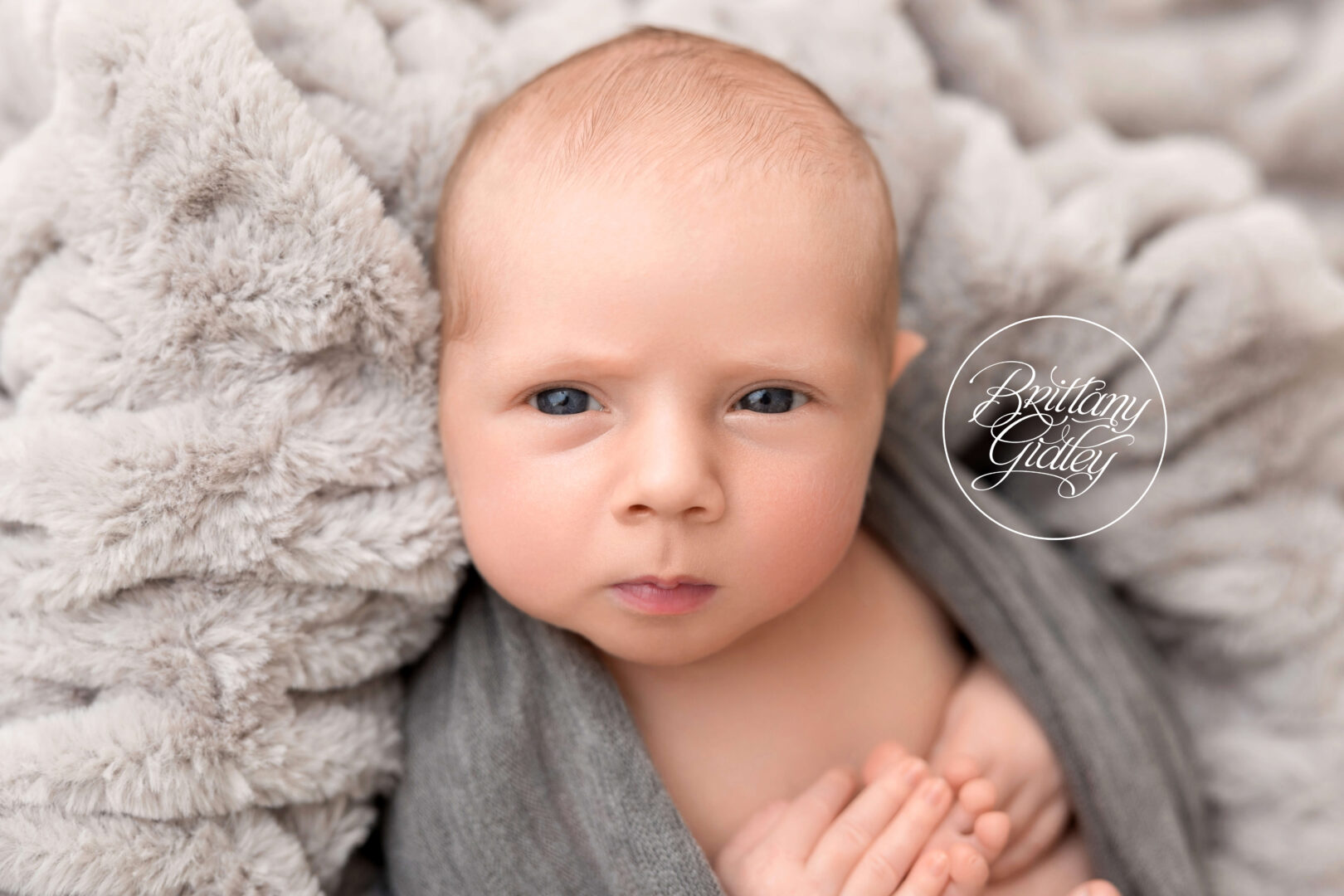 Awake Cute Baby Boy