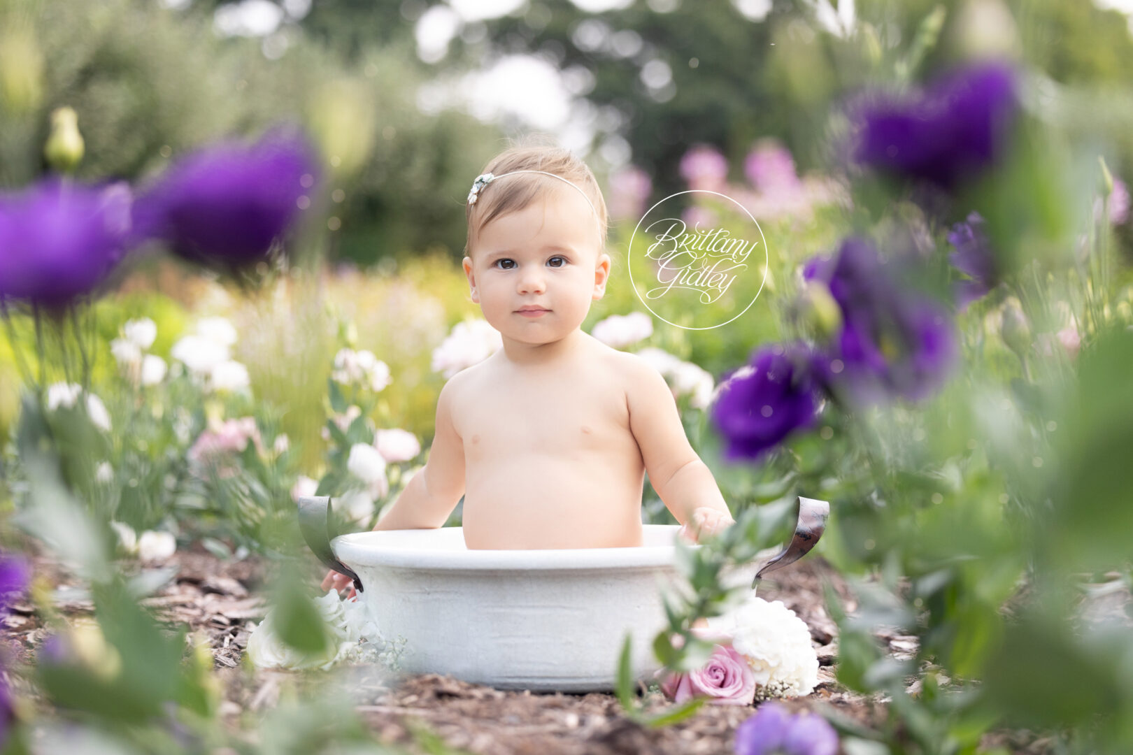 Bubble Bath Photo Shoot Baby