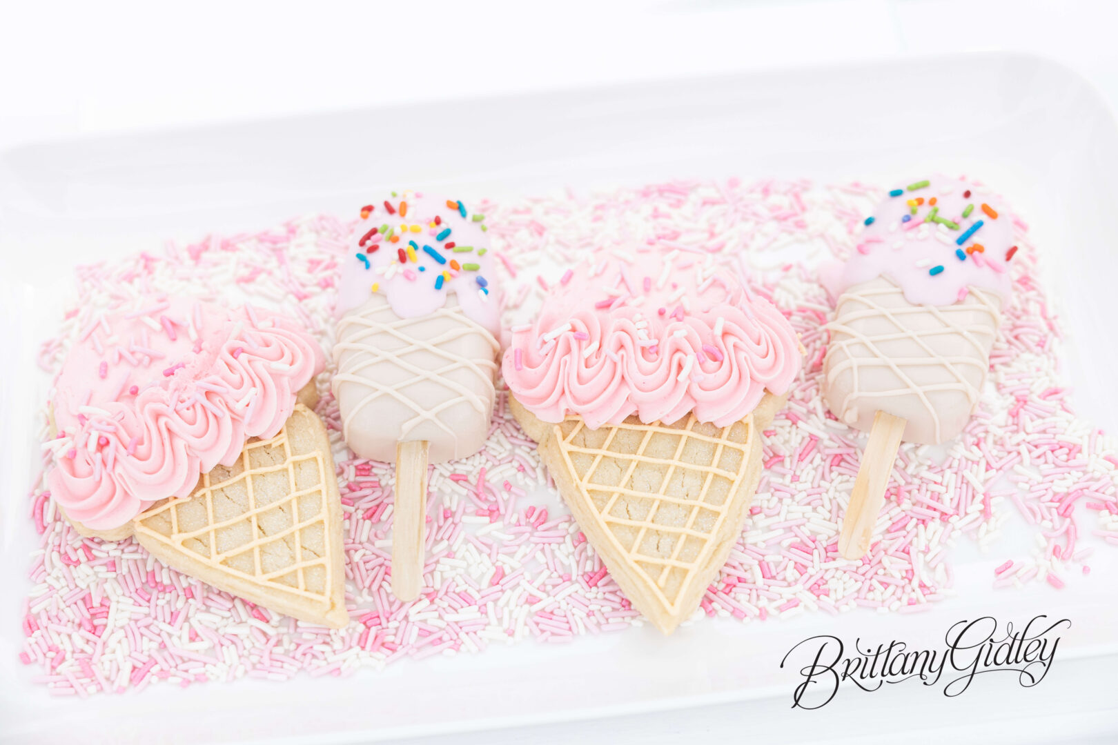 Ice Cream Cookies and Cake Pops