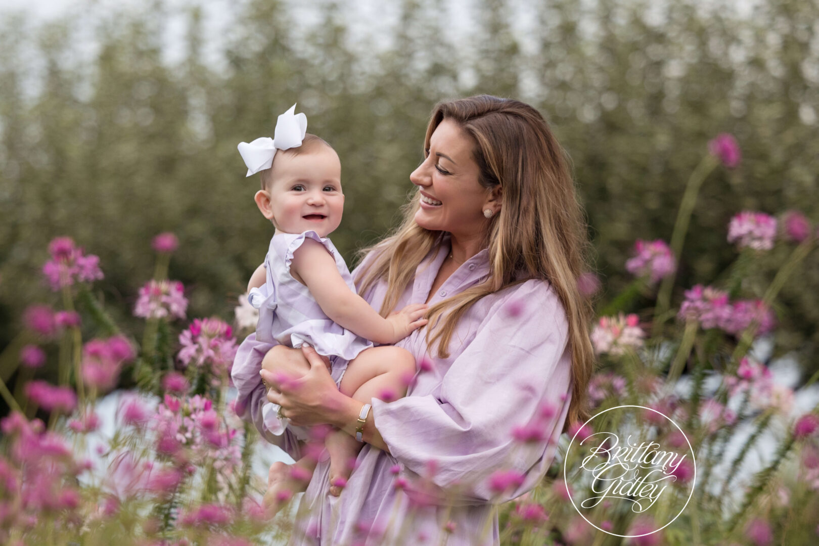 Garden Mother Daughter Photo Shoot