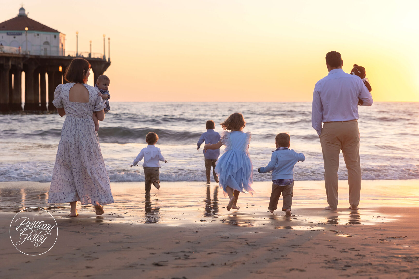 LA Beach Family Photo Shoot