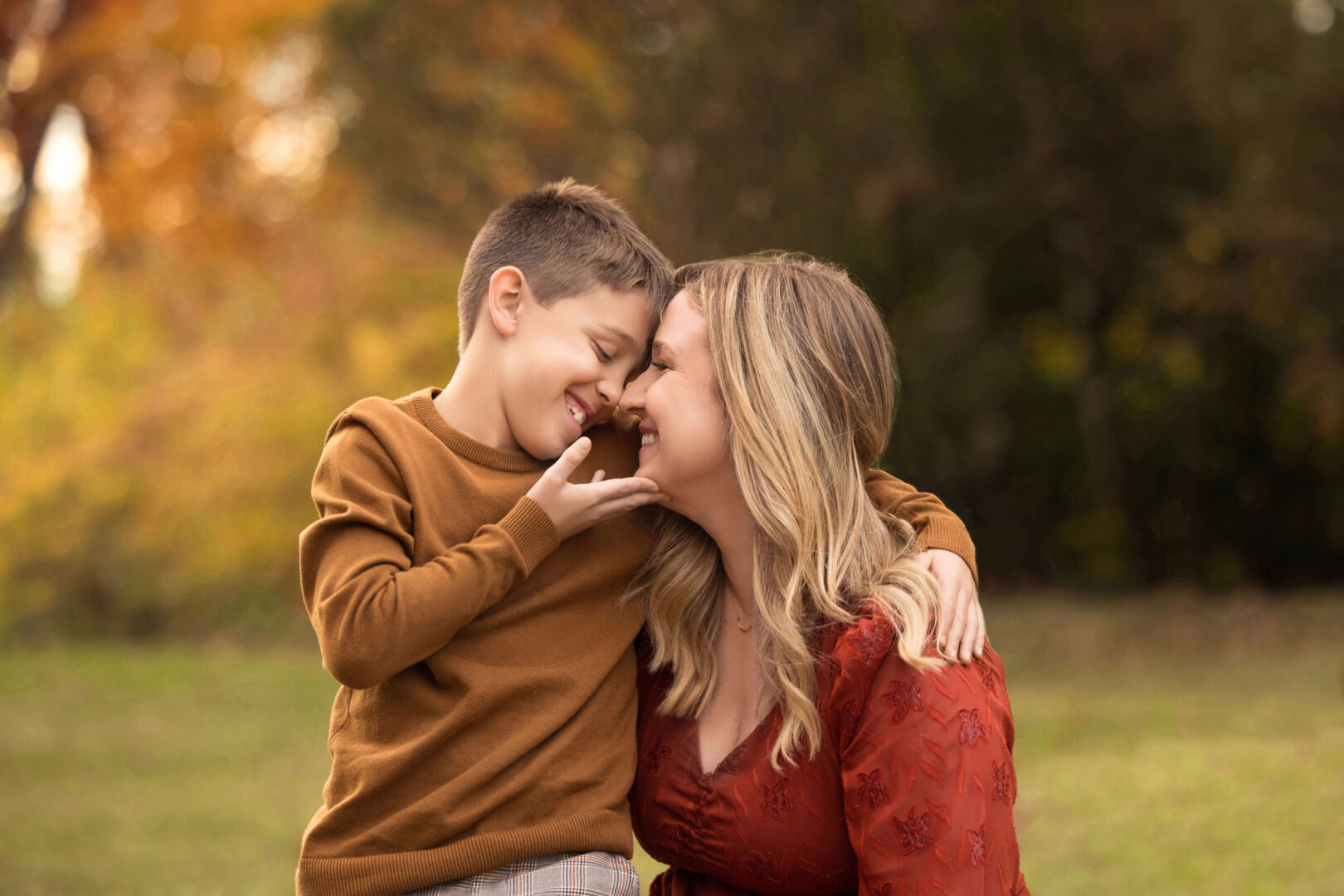 Mother and Son Photo Shoot