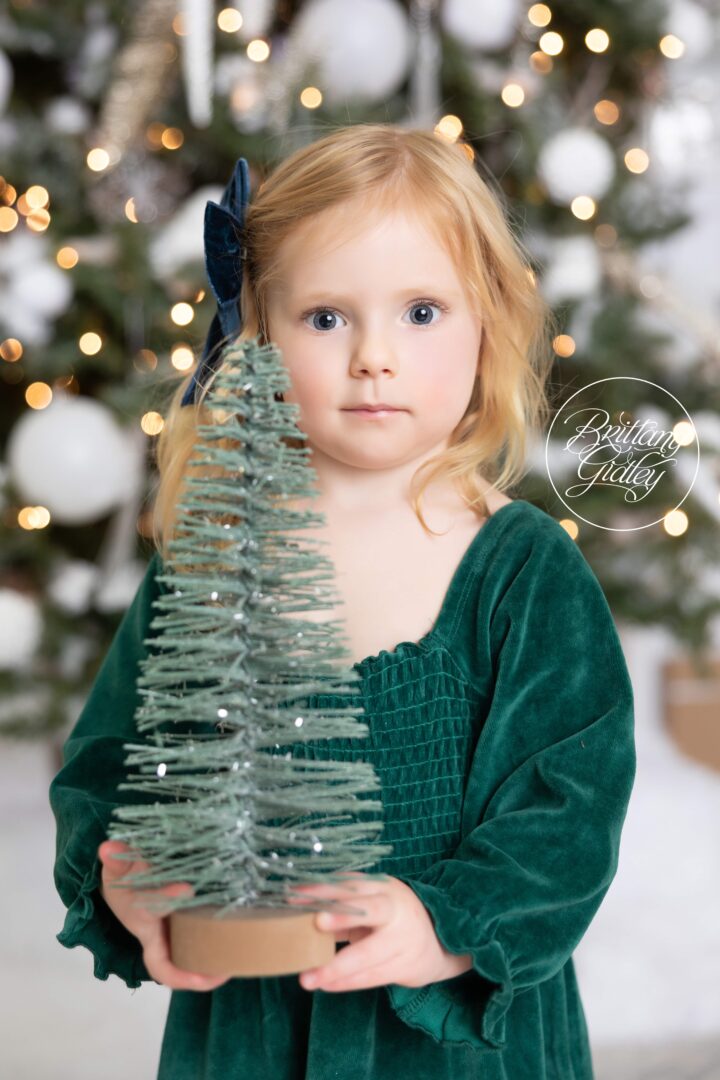 Christmas Tree Kids Photographer