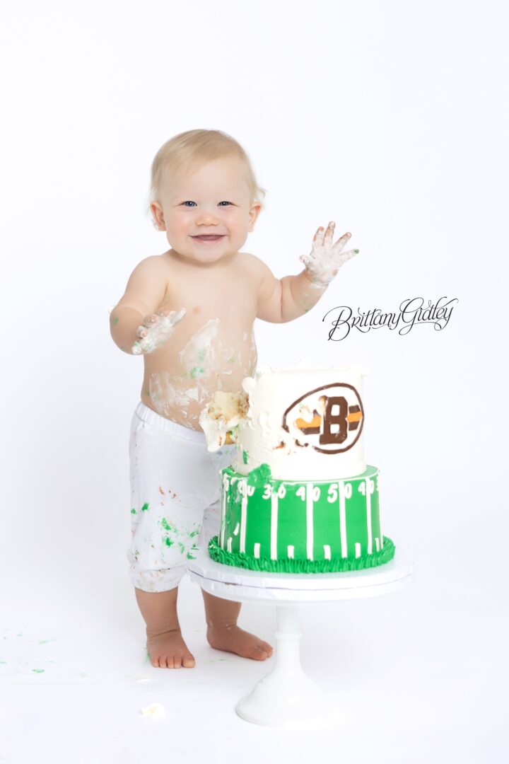 Cleveland Browns Cake Smash