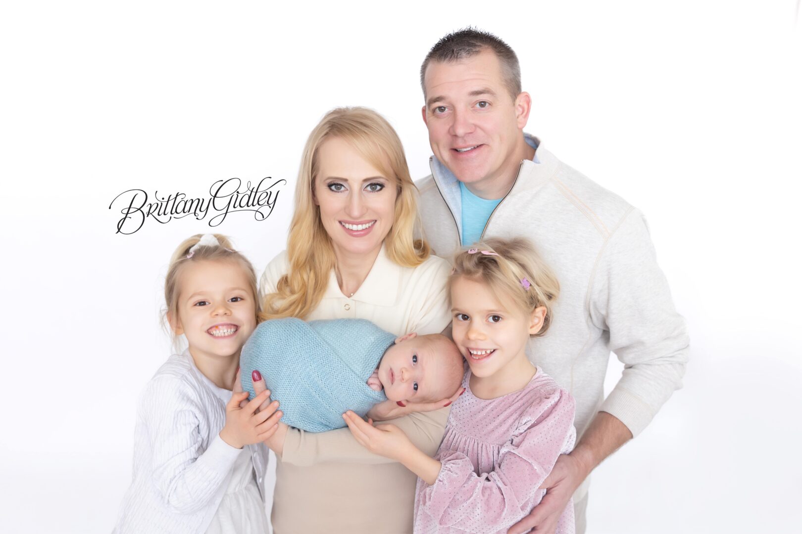 Family With Newborn Baby Boy