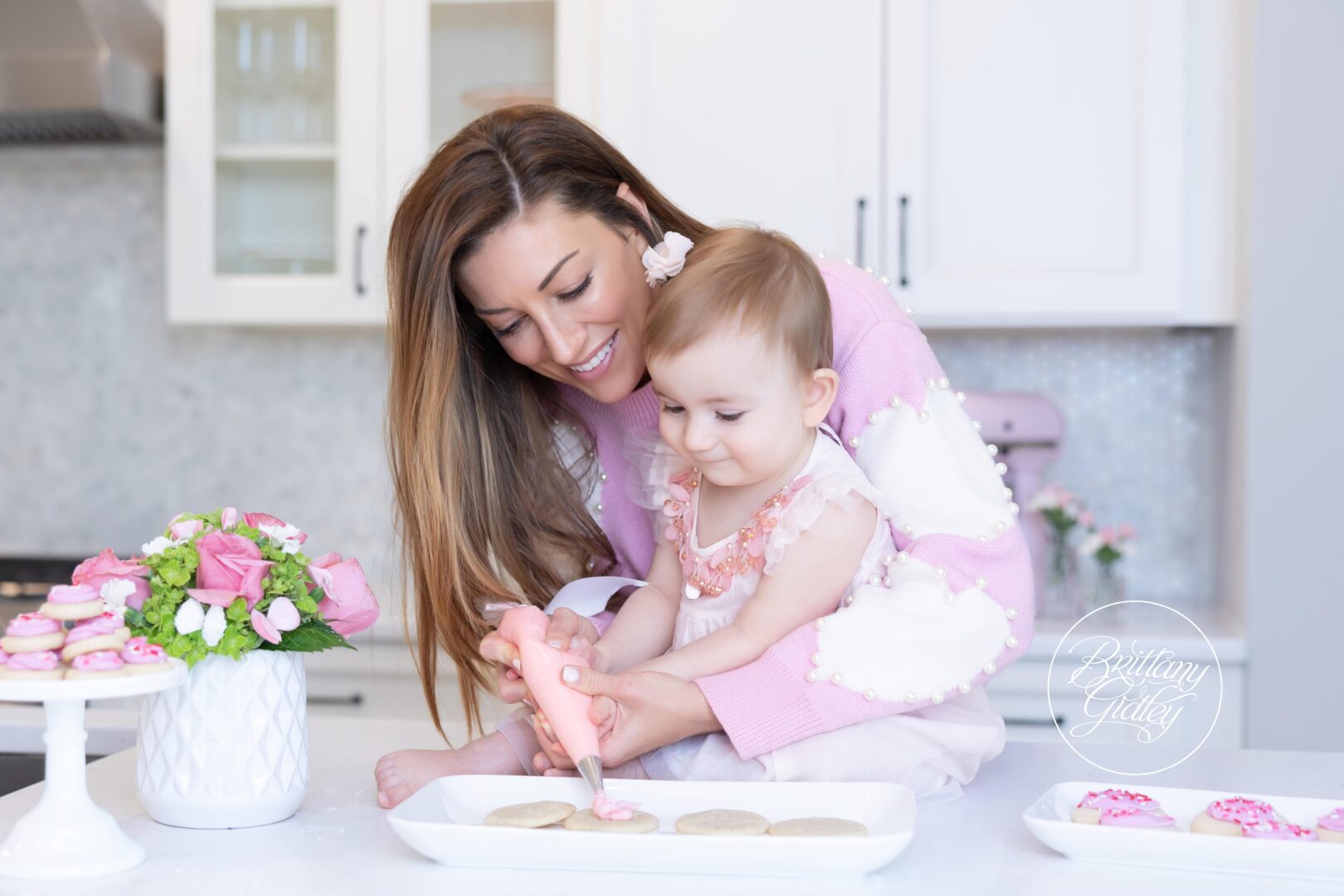 Mother and Daughter Baking