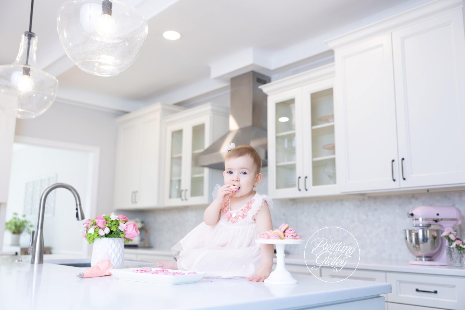 Valentine's Day Cookies | Camille's Milk and Cookies Dream Session | In Home Photo Shoot