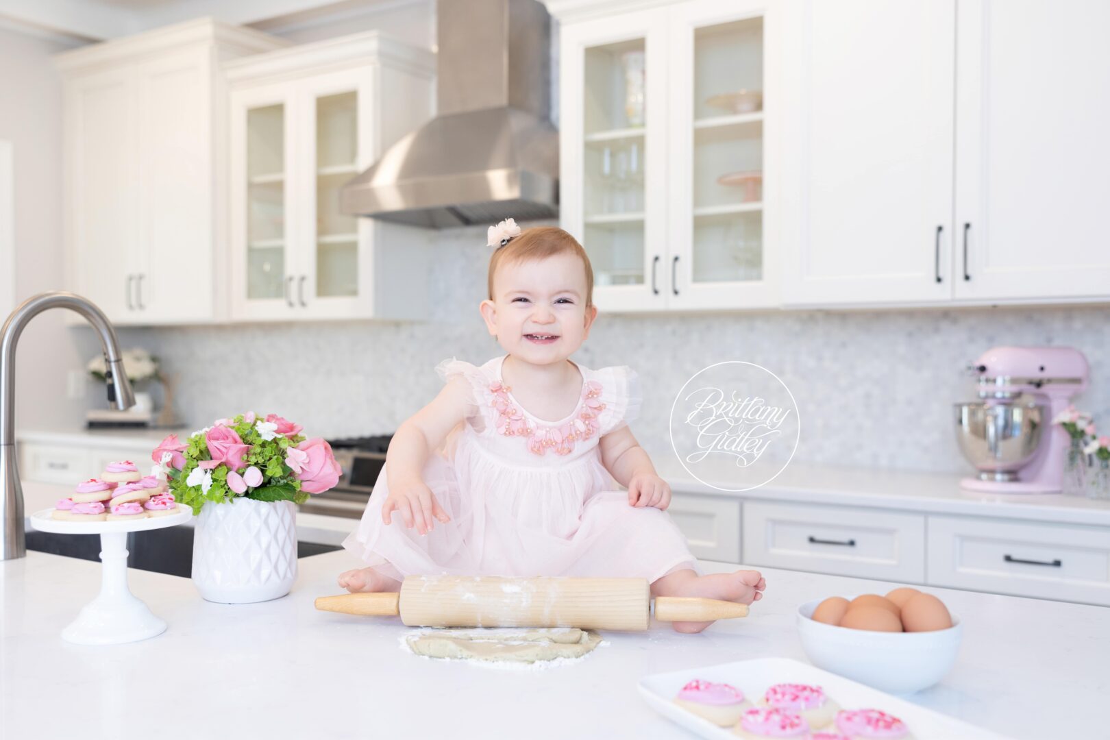 Valentine's Day Cookies | Camille's Milk and Cookies Dream Session | In Home Photo Shoot