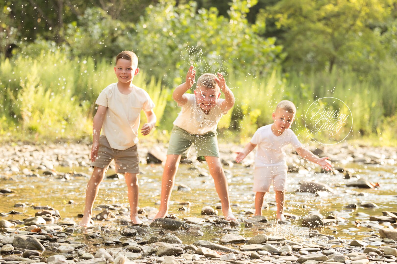 Creek Photo Shoot | Cleveland Family Photographer's