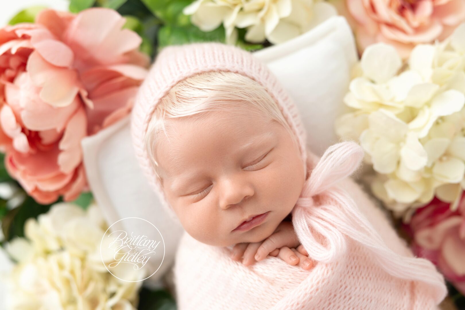 Floral Themed Newborn Photo Shoot