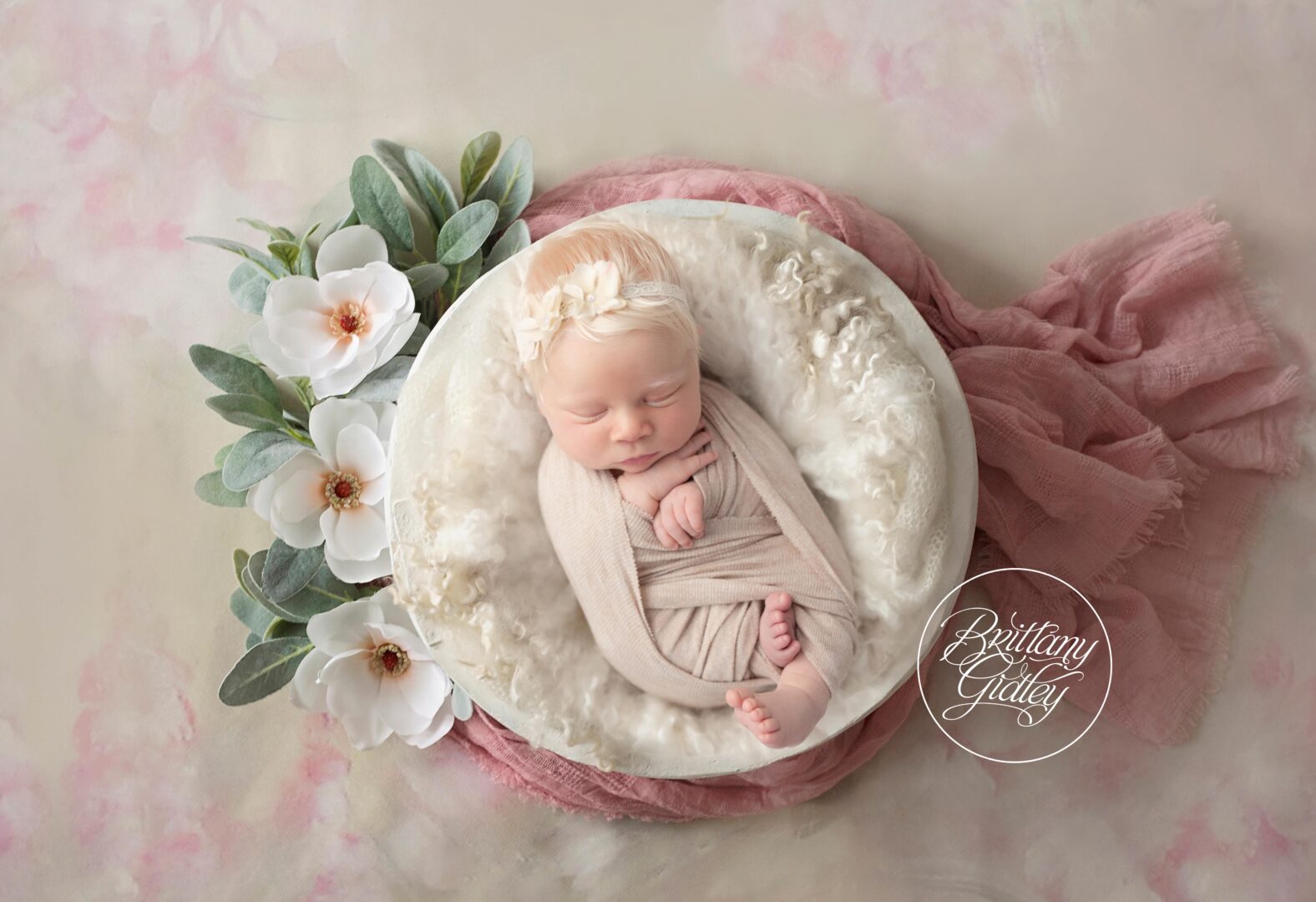 Magnolia Newborn Photo Shoot