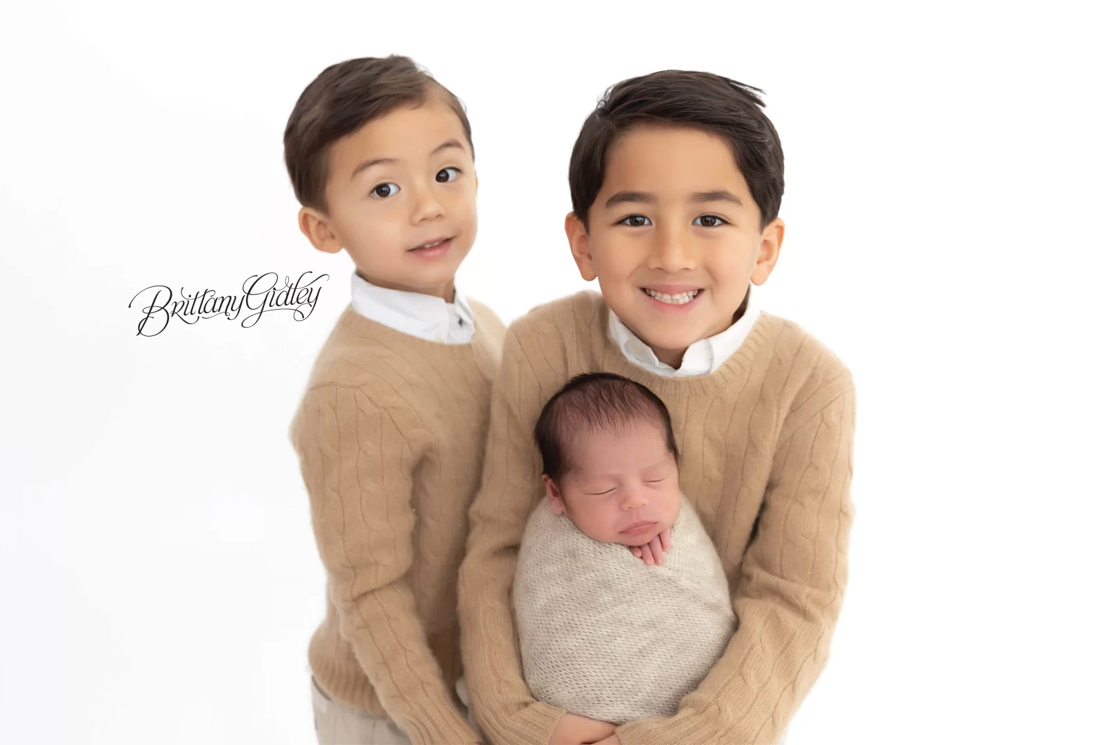 Brothers With Newborn